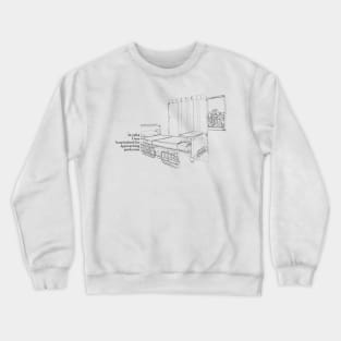 Silver jews - hospitalized for approaching perfection Crewneck Sweatshirt